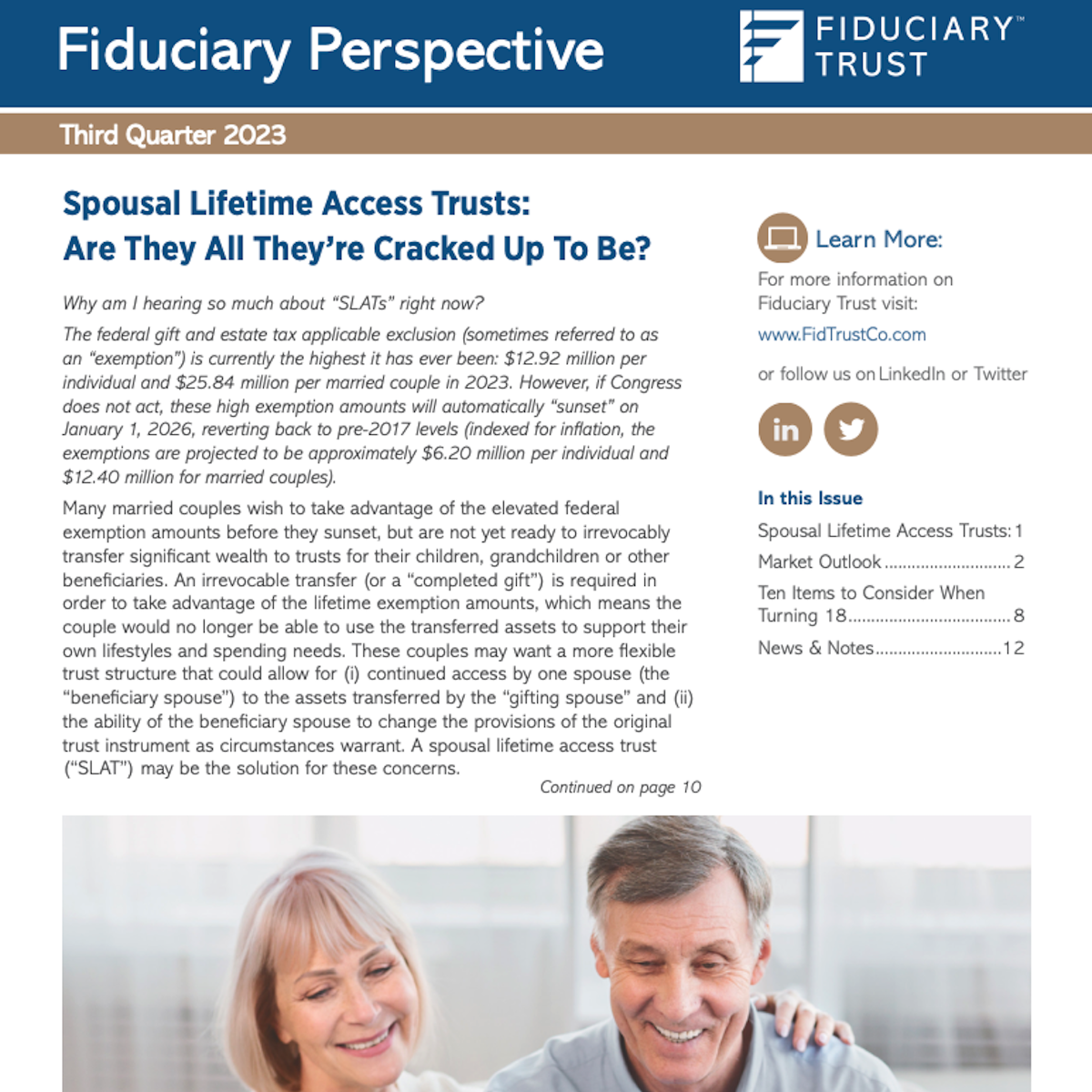 2023 Q3 Fiduciary Perspective Fiduciary Trust   2023 Q2 Fiduciary Perspective 